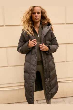 Next Premium Long Padded Hooded CoatXS