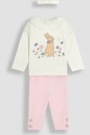 JoJo Maman Bébé Flopsy Bunny Floppy Sun Hat7480cm