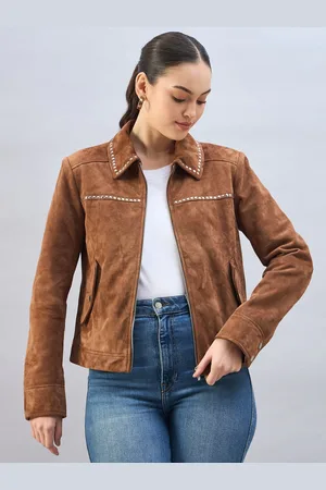 Urban Code Suede Studded Harrington Jacket46