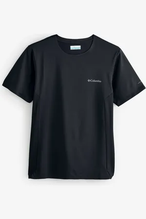 Columbia Three Pitch Short Sleeve Crew Black T-Shirtxxlarge
