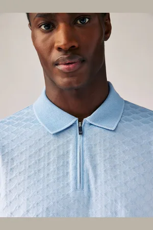 Next Smart Quarter Zip Polo-skjorterxxxxxlarge