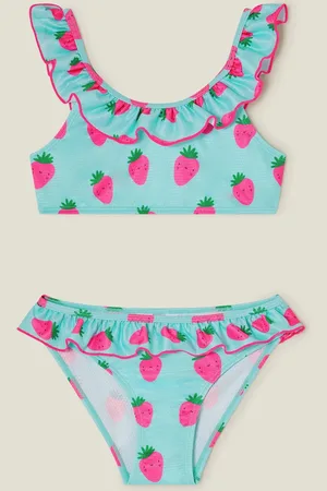 Accessorize Girls Strawberry Bikini Set122128cm
