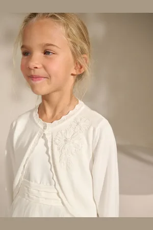 Next 100% Bomuldsudsmykket lejlighedsbolero (3-16år)166168cm