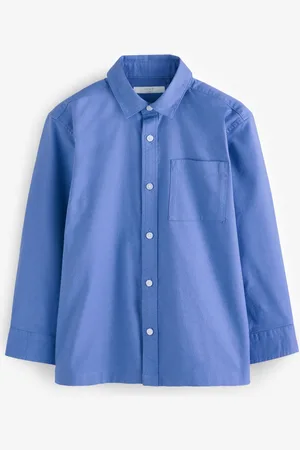 Next Relaxed Fit Long Sleeve Oxford Shirt (3-16yrs)8 år ( 128 cm)