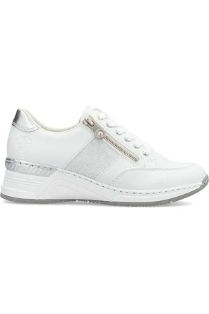 Rieker Womens Zipper White Shoeseu37