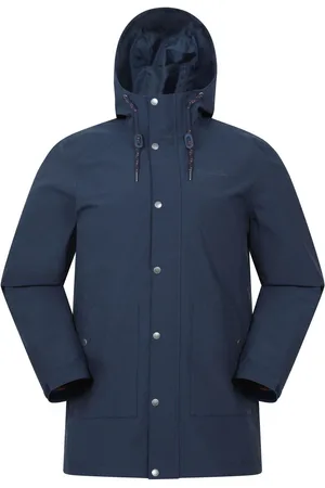 Mountain Warehouse Foxtail Mens Waterproof Long Fleece Lined Jacketlarge