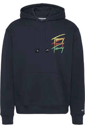 Tommy Hilfiger Relaxed Signature 100% Bomuld HættetrøjeMiddel