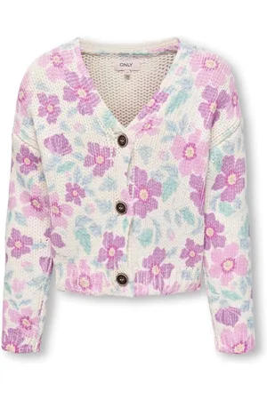 ONLY Printed Floral Knitted Cardigan134140cm