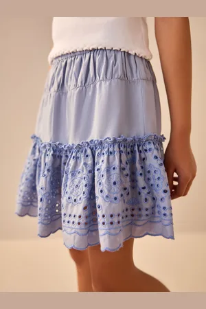 Next 100% Bomuld Plisseret Nederdele Shorts (3-16år)104110cm