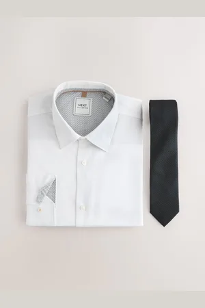 Next Slim Fit Shirt and Tie Pack With Cutaway Collar18in