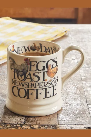 Emma Bridgewater Rise & Shine Æg og toast 1/2 pint krusEn