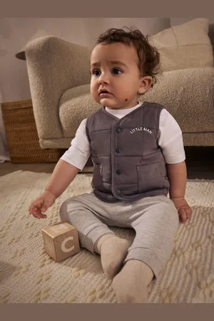 Next Baby Gilet and Joggers 3 Piece Set3 - 6 måneder (62 - 68cm)