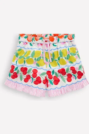 Boden 100% Cotton Juniper Woven Frill Shorts110116cm
