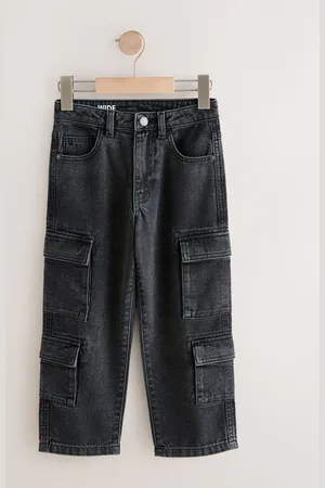 Next 100% Bomuld Denim Multipocket Cargo Jeans (3-16år)10 år (140cm)