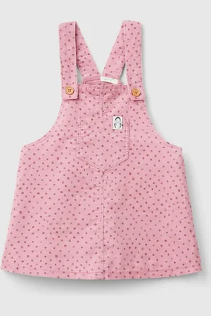 Benetton Pink Polka Dot Dress With Sleeves9 - 12 måneder (74 - 80cm)