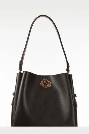 Luella Grey Henri Winter Hobo Tote Black BagEn