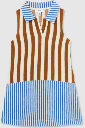 Reiss Felicia Towelling Stripe Dress152158cm