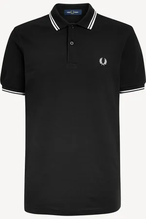 Fred Perry Poloskjorte med dobbelt stribe på kraveS