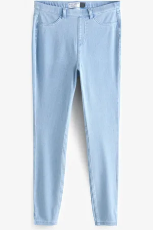 Next Afkortet Denim Jersey Leggings36