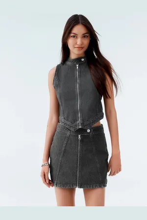 Next 100% Bomuld Micro Mini Denim Nederdele46lang