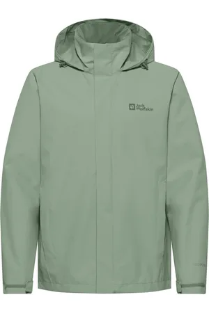 Jack Wolfskin Green Trailtime 2L Waterproof Mens JacketX-Large