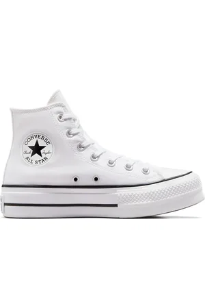 Converse Pale Platform Lift High Top Trainers