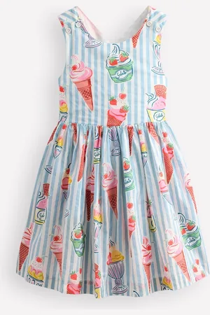 Boden 100% Cotton Harper Cross-Back Dress128134cm