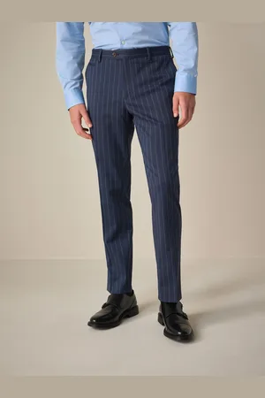 Next Tailored Fit Trimmed Stripe Suit Trousers34W x 33L (UK 34 L)