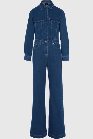 7 for all Mankind Blå Luxe Cove BuksedragtL