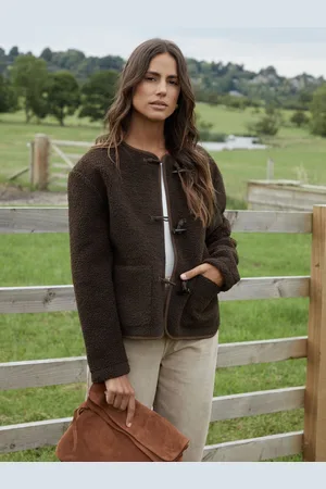 Threadbare Borg Fleece Toggle JacketL