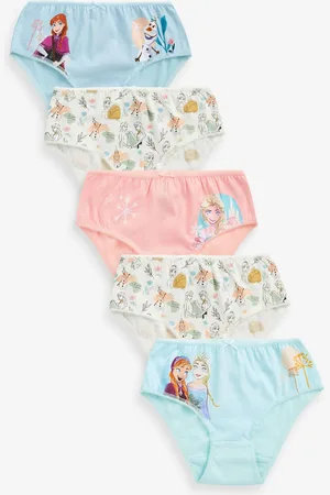 Next Disney Frozen 100% Bomuld Trusser 5 Pakke (1.5-10år)5 - 6 år (110 - 116cm)