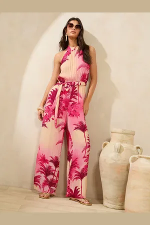 Lipsy London Printed Halterneck Ærmeløs Buksedragt42
