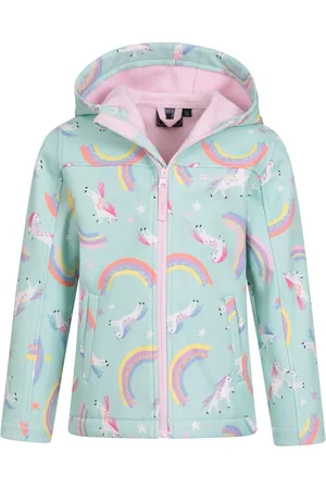Mountain Warehouse Exodus II Kids Printed Water Resistant Softshell Jacket3 - 4 år (98 - 104cm)