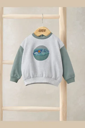 Mamas & Papas Placement Print Sweatshirt6268cm