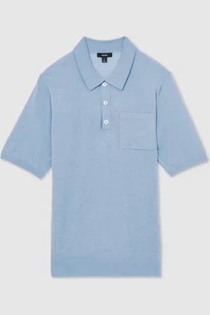 Reiss Nelson Patch Pocket Knit Polo-skjorterMiddel