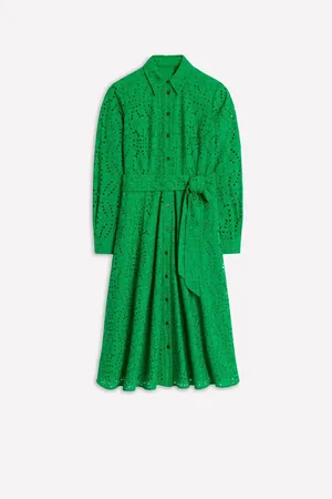 Boden 100% Cotton Amy Broderie Midi Shirt Dress40