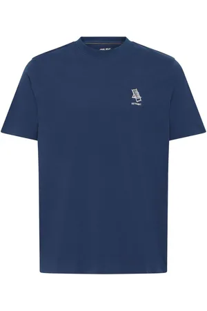 Blend Embroidered Short Sleeve 100% Cotton T-Shirtmedium