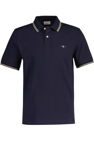 GANT 100% Cotton Short Sleeve Printed Polo Shirtsmall