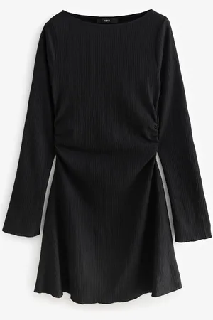 Next Long Sleeves Ruched Mini Dress40