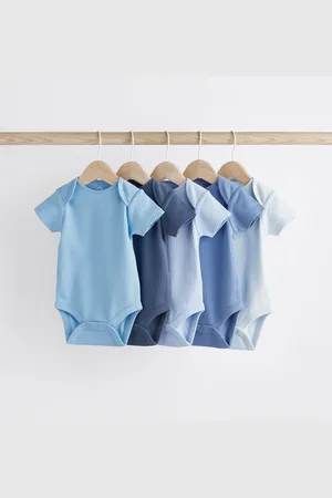 Next Plain Rib Baby Bodysuits 5 Pack3 - 6 måneder (62 - 68cm)
