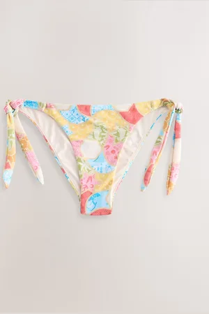 Never Fully Dressed Bright Tie Side Bikini Bottoms38