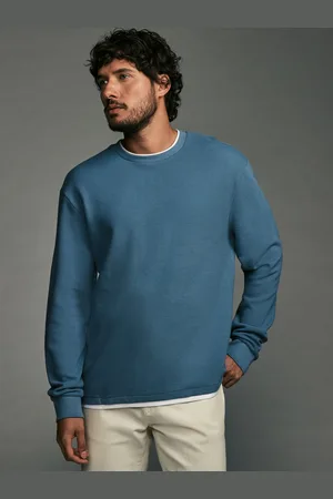 Next Texture Long Sleeve Mock Layer 100% Cotton JumperXL