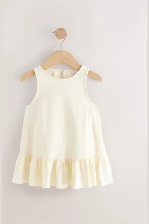 Next 100% Bomuld Peplum Frill Vest (3-16år)152158cm