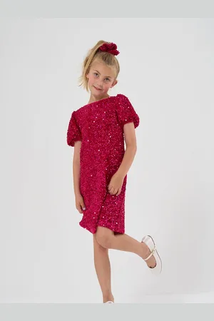 MISS Sequin Shift Dress and Matching Scrunchie Outfit Set9 - 10 år (134 - 140cm)