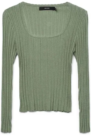 VERO MODA Long Sleeve Scoop Neck Knitted TopXS 6