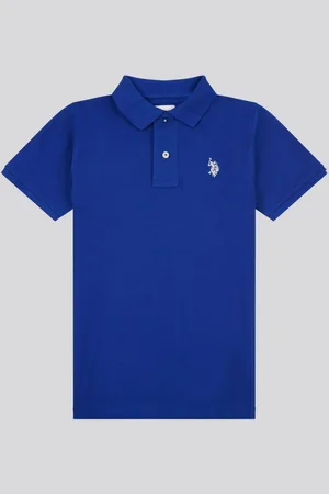 U.S. Polo Assn. U. S. Polo Assn. Boys Double Horsemen 100% Cotton Polo Shirt122128cm