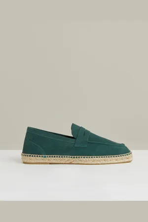 Reiss Cannes Suede Penny-Strap Espadrillesuk8eu42