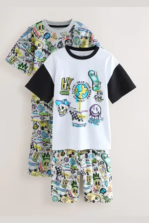 Next Kort pyjamas 2 -pakke (5-14år)116122cm