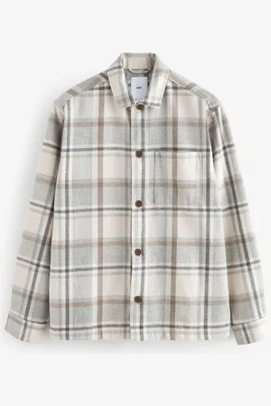 Next Wool Blend Check Shacket Overshirt4XL