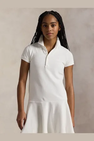 Ralph Lauren Girls Stretch Pique Polo Dress140146cm